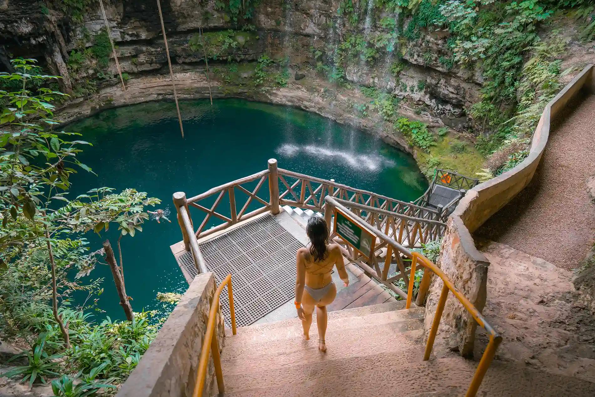 Cenote'lerde Yüzme